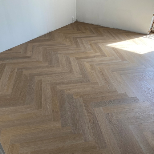 Renovering af hus med sildebensparket