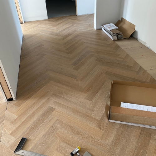 Renovering af hus nyt flot gulv