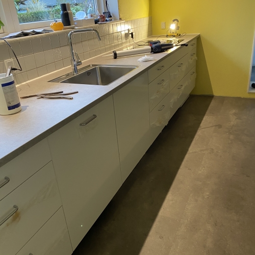 Renovering af køkken i hus