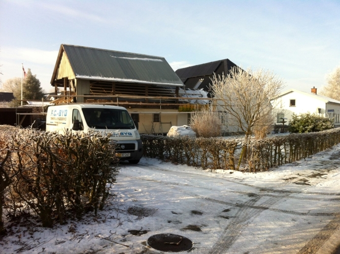 Renovering af hus i Haderslev