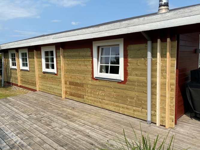 Renovering af sommerhus maling